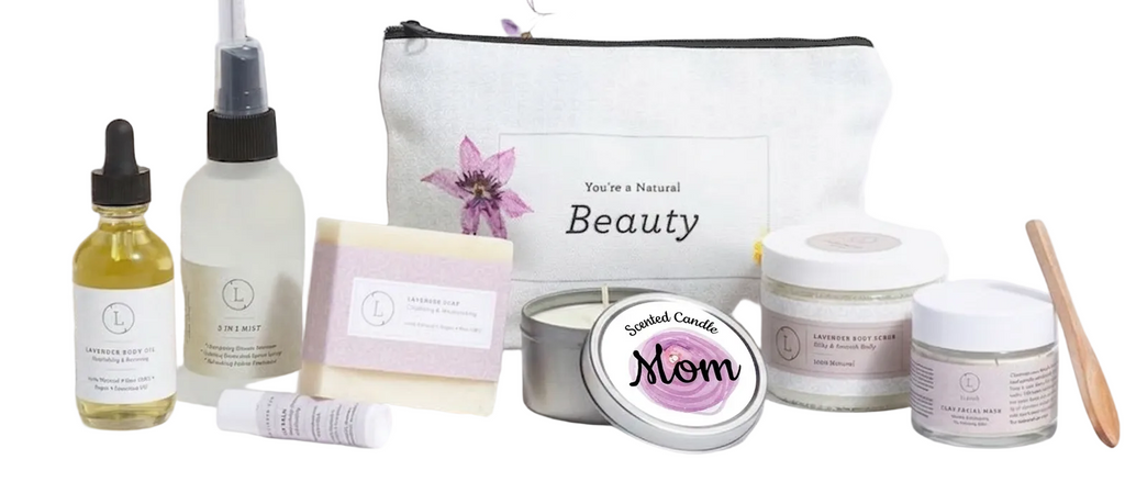A Mother’s Day Ultimate Relaxation Spa Gift Box – All-Natural Lavender Retreat with Personalized Lid